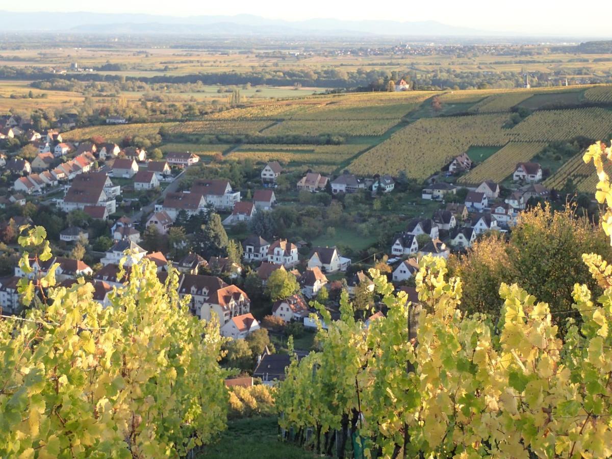 Au Coeur Des Vignes Lägenhet Barr Exteriör bild